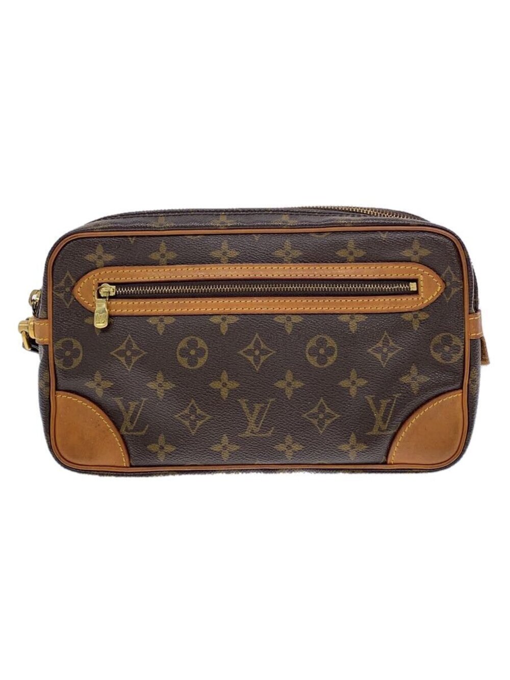 LOUIS VUITTON Marly Dragonne Monogram Canvas Brown